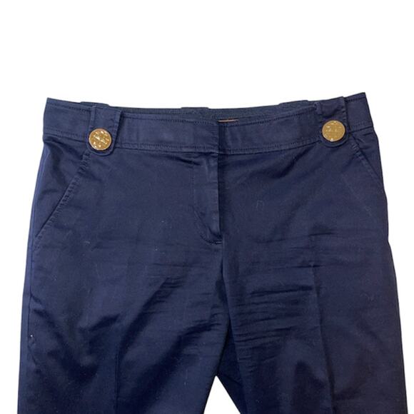 Tory Burch Navy Blue Trousers Size 6 - Picture 4 of 12